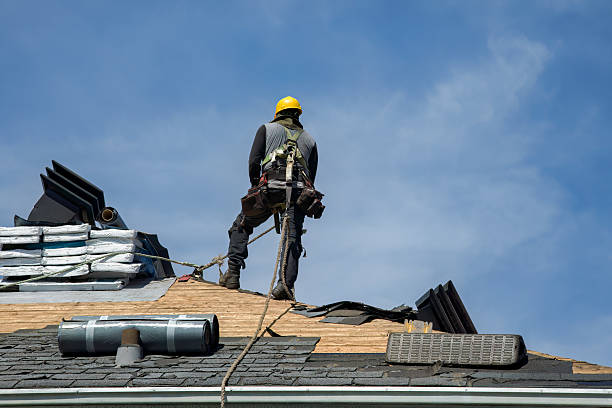 Professional Flat Roof Repair technician working in Prairie View, TX
